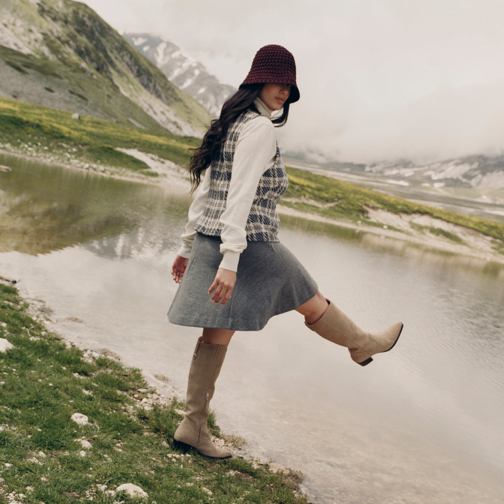 Virona H2O Waterproof Dk Taupe Suede Boots / Dolce Vita