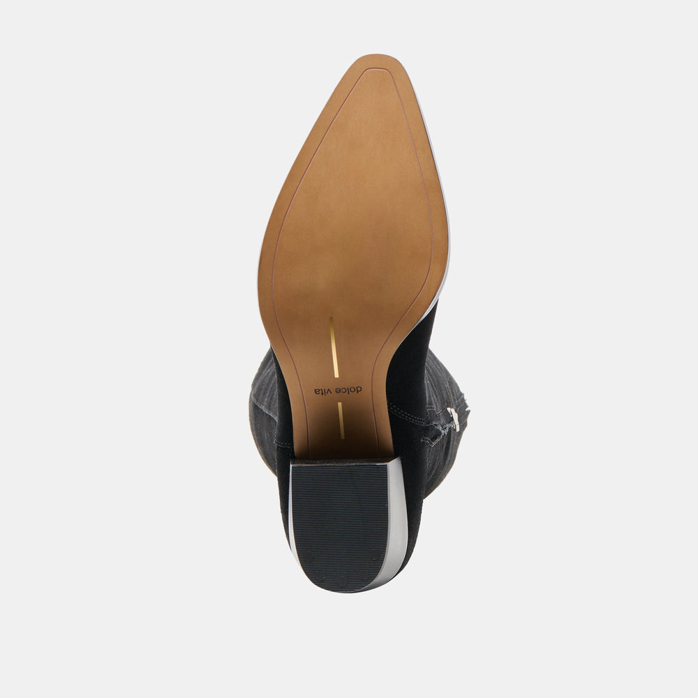 Virona H2O Waterproof Onyx Suede Boots / Dolce Vita