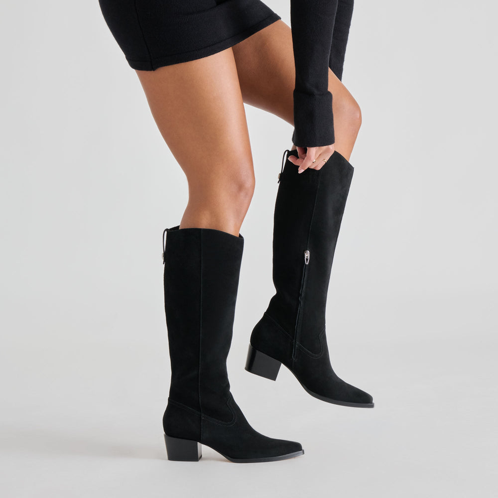 Virona H2O Waterproof Onyx Suede Boots / Dolce Vita