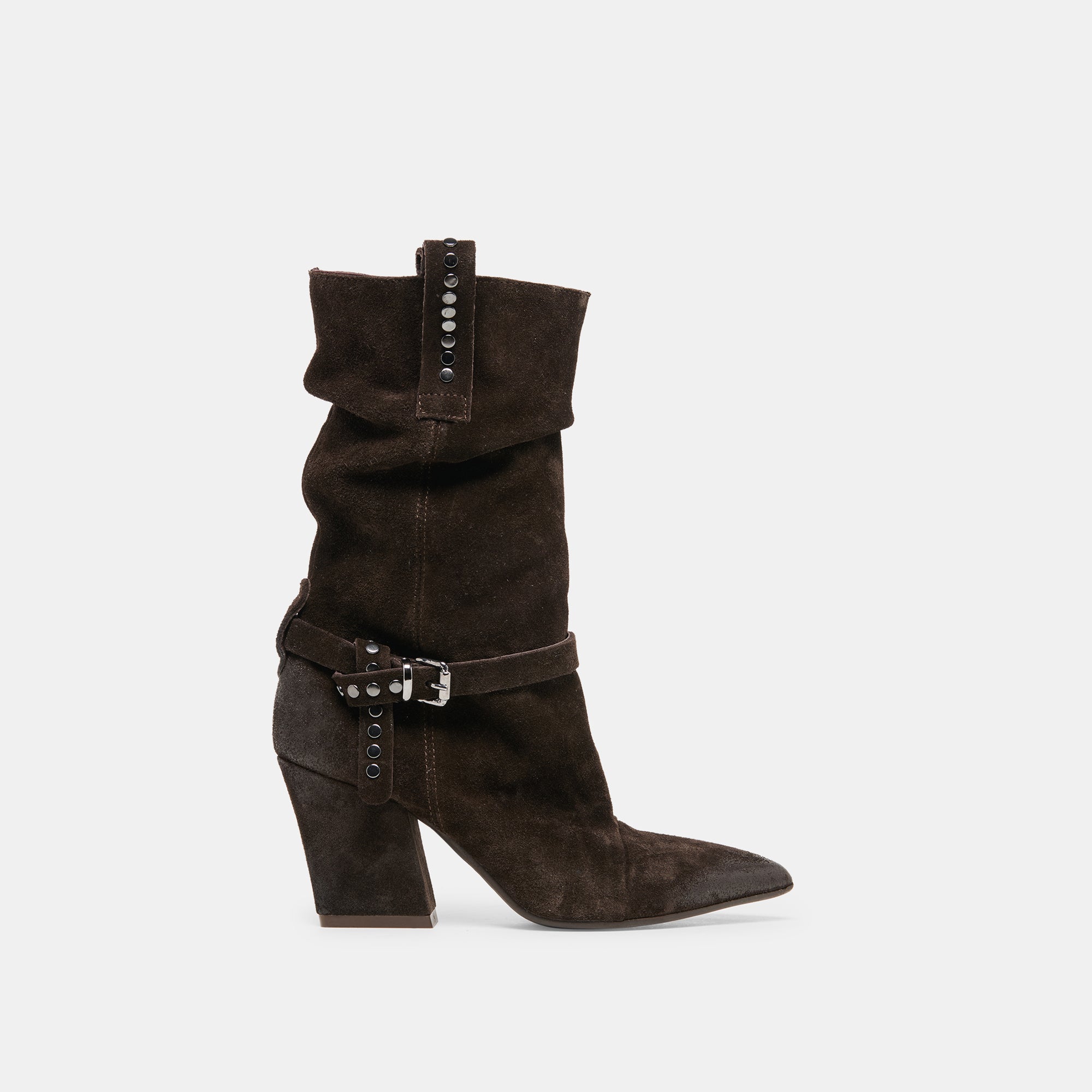 Morla Dk Brown Suede Boots / Dolce Vita
