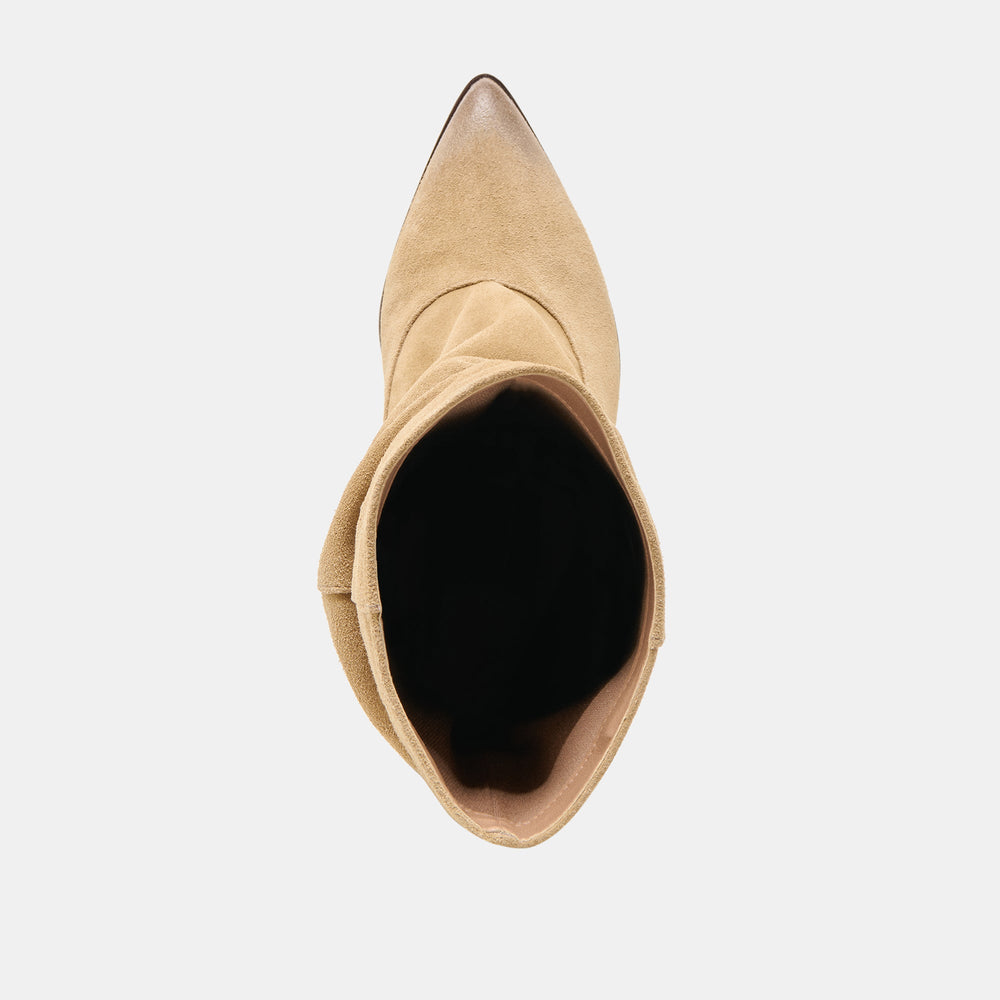 Talina Dk Taupe Suede Boots / Dolce Vita