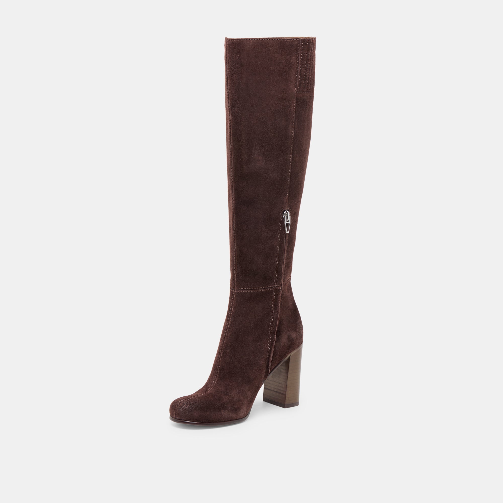 Hudsin Mahogany Suede Boots / Dolce Vita