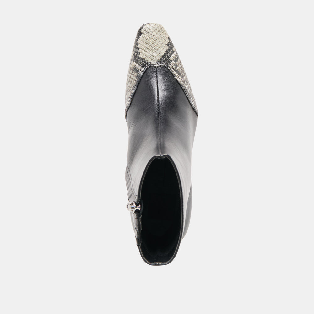 Anika Black Multi Leather Boots / Dolce Vita