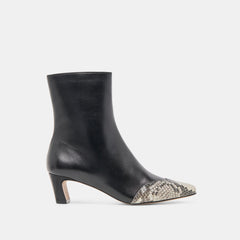 Anika Black Multi Leather Boots / Dolce Vita