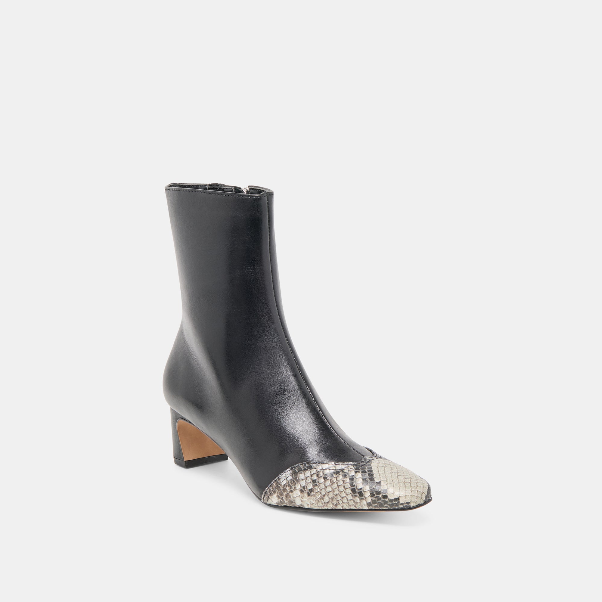 Anika Black Multi Leather Boots / Dolce Vita