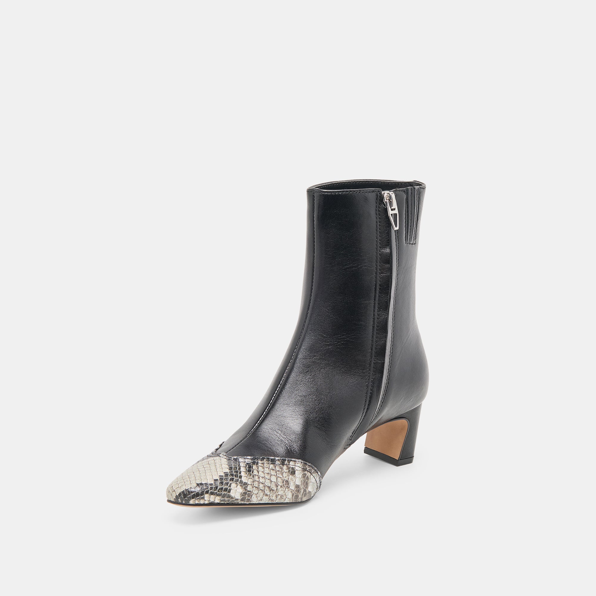 Anika Black Multi Leather Boots / Dolce Vita