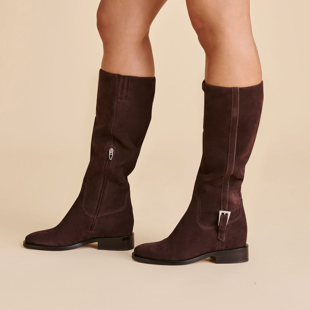 Kilian H2O Waterproof Mahogany Suede Boots / Dolce Vita