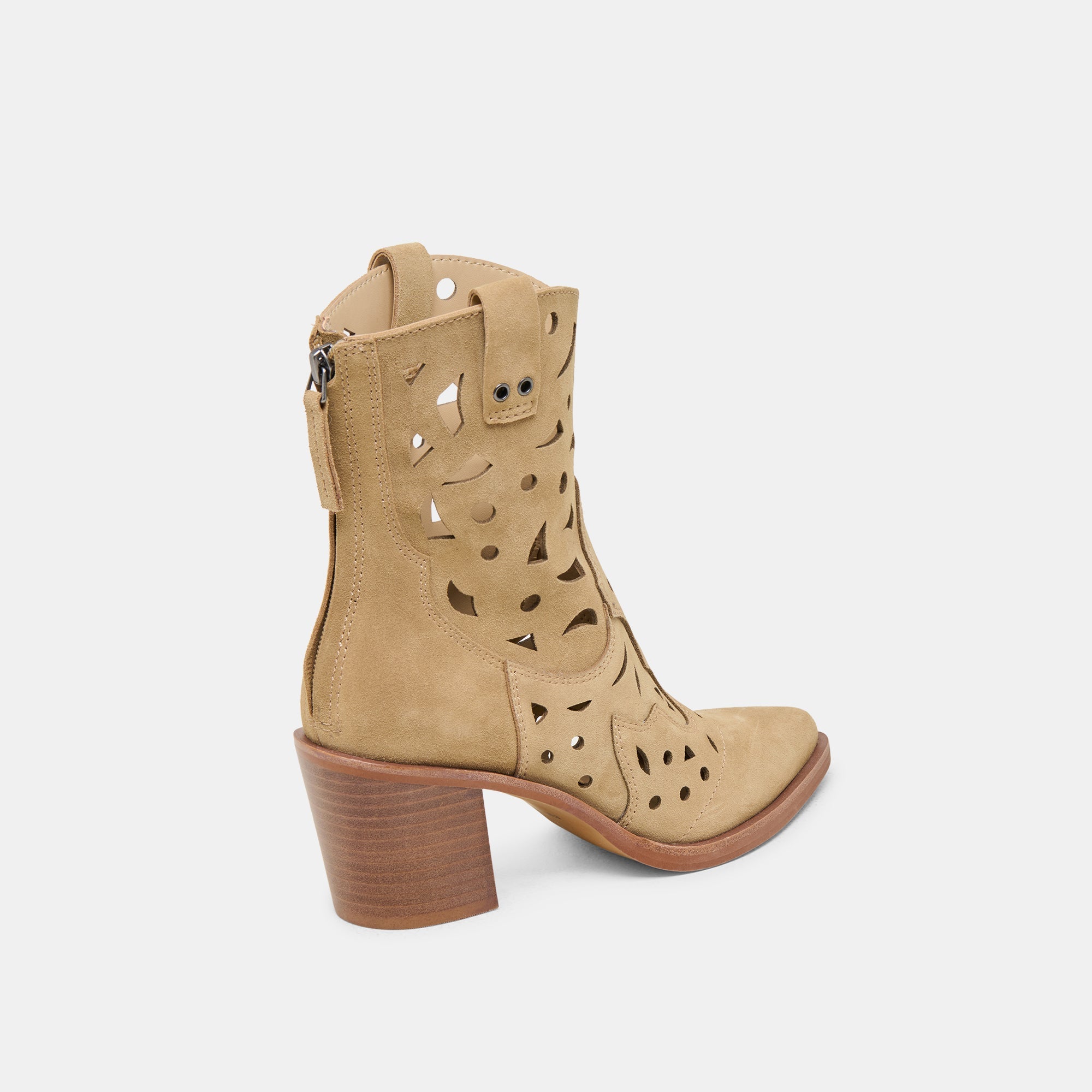 Zenobi Dk Taupe Suede Booties / Dolce Vita