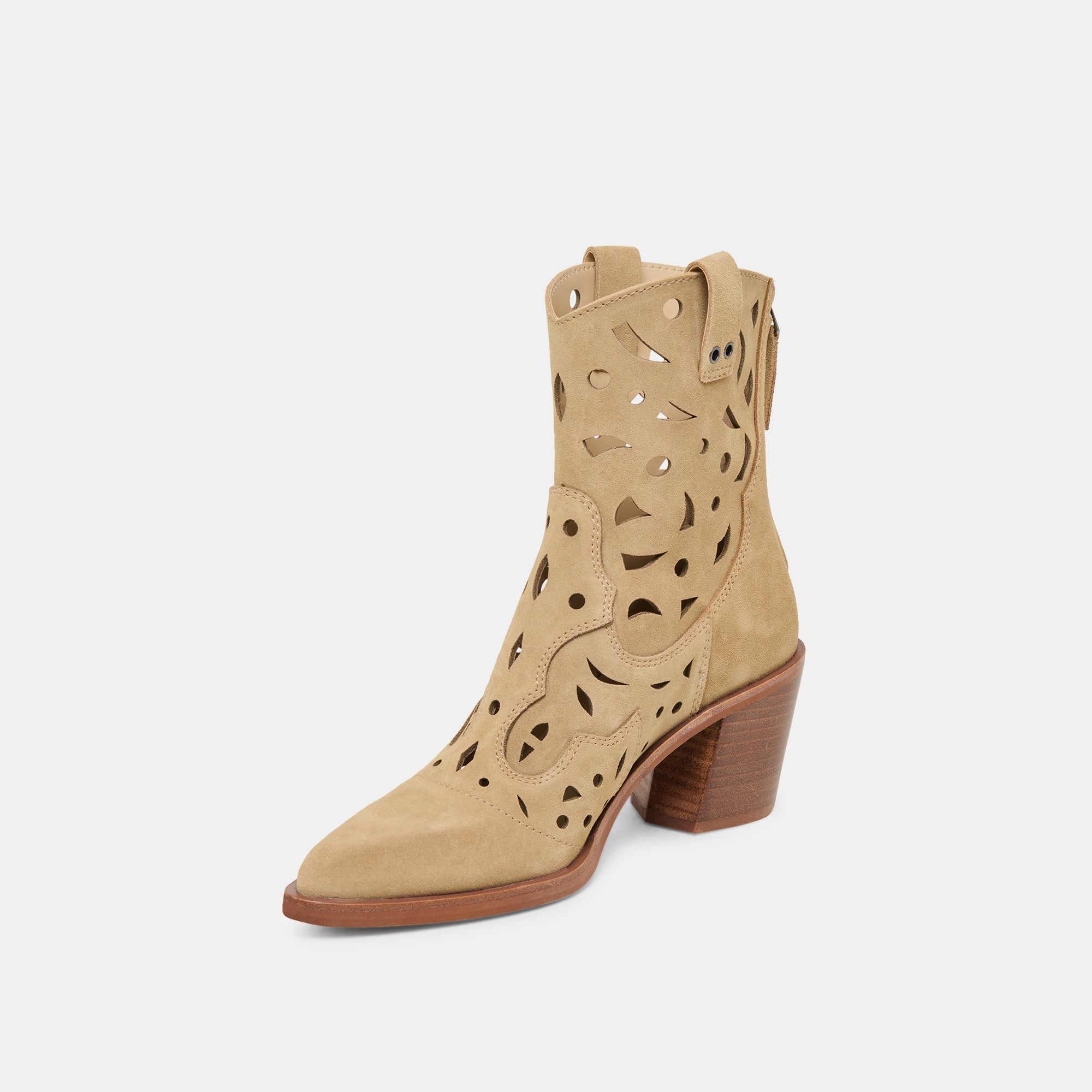 Zenobi Dk Taupe Suede Booties / Dolce Vita