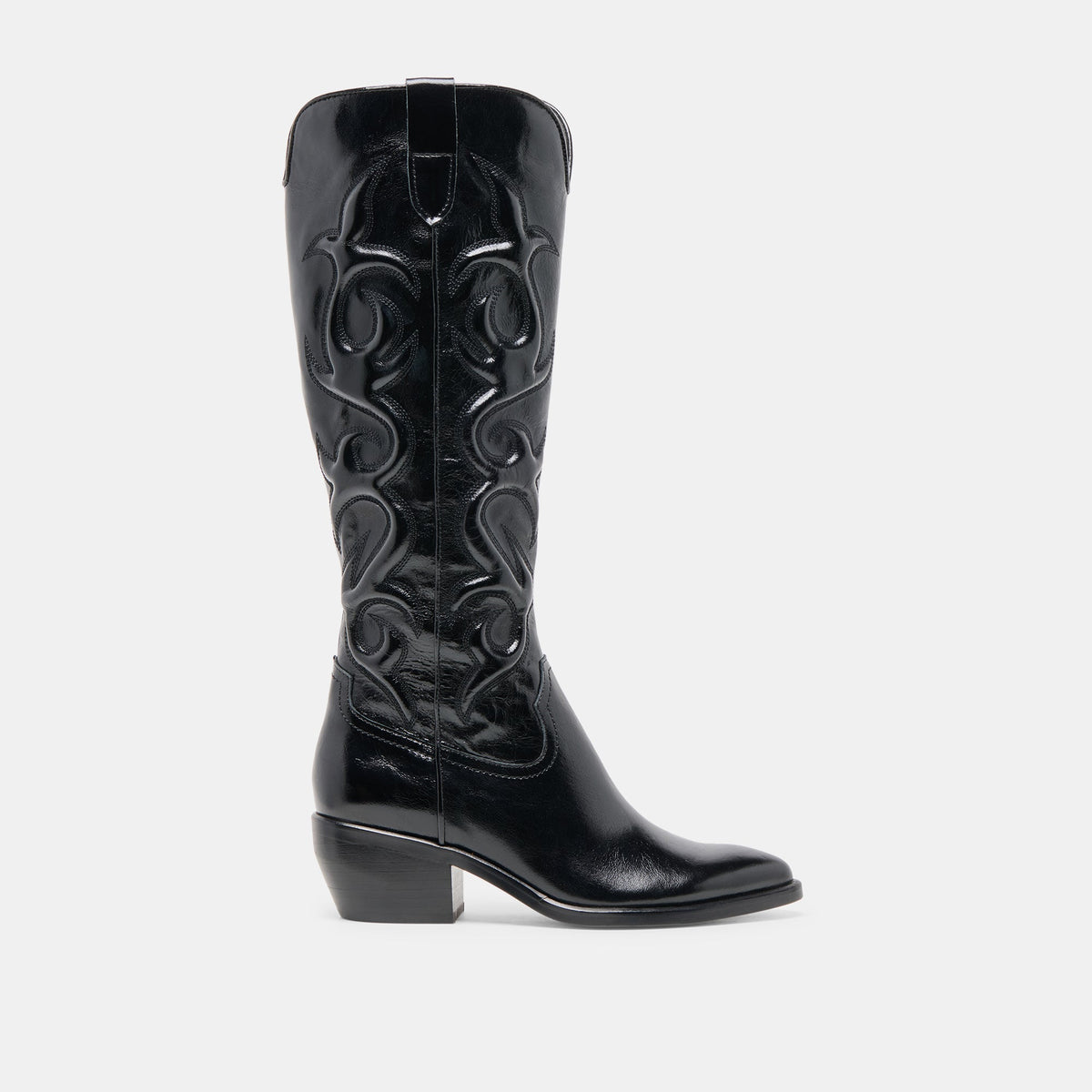 Mirla Black Leather Boots / Dolce Vita