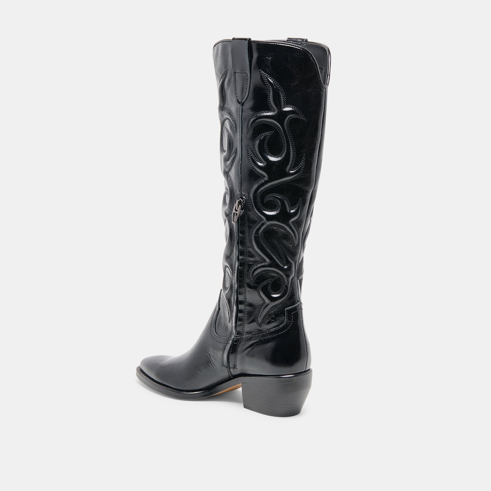 Mirla Black Leather Boots / Dolce Vita
