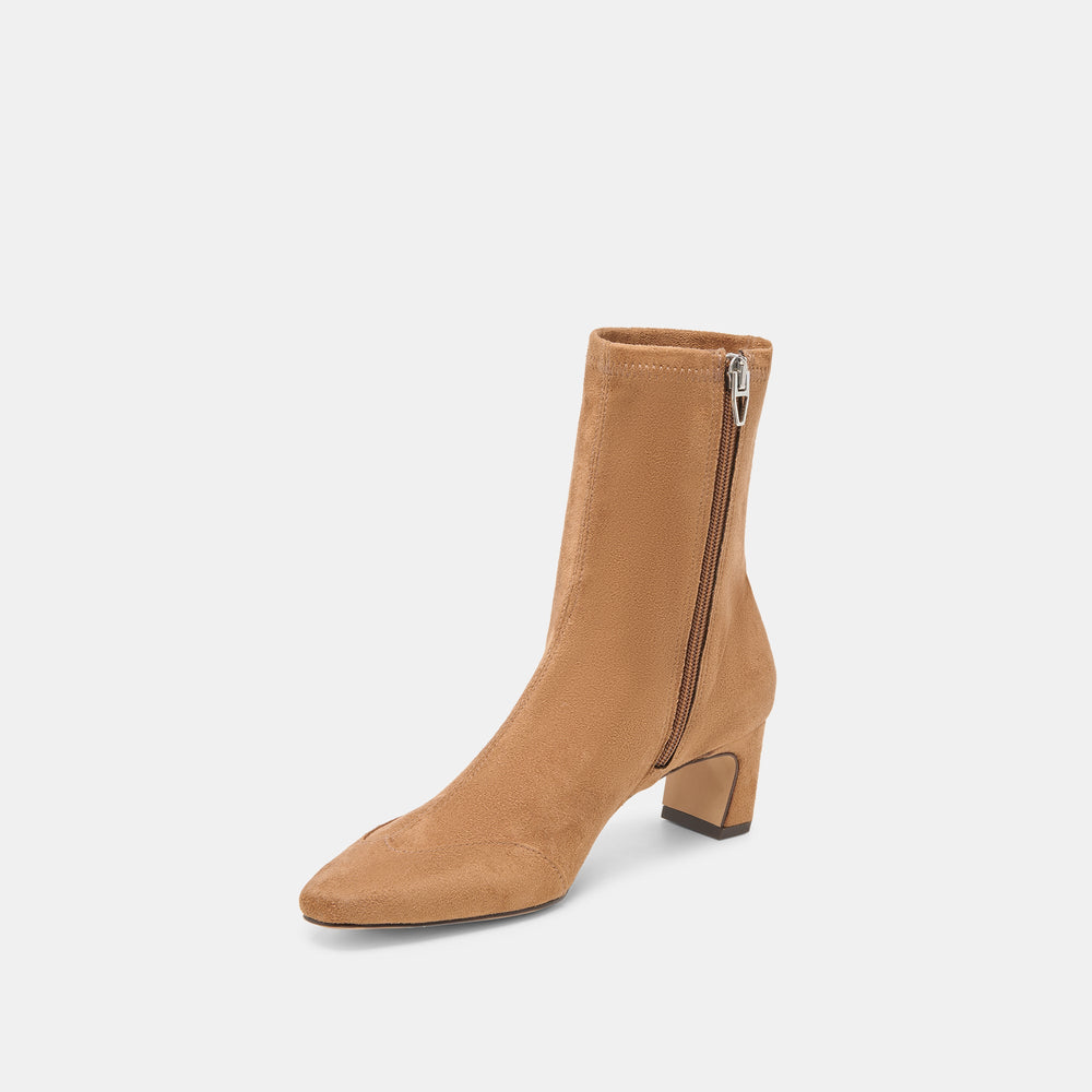 Anika Lt Brown Stella Suede Boots / Dolce Vita
