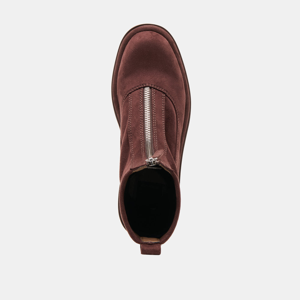 Shante Mahogany Stella Suede Boots / Dolce Vita
