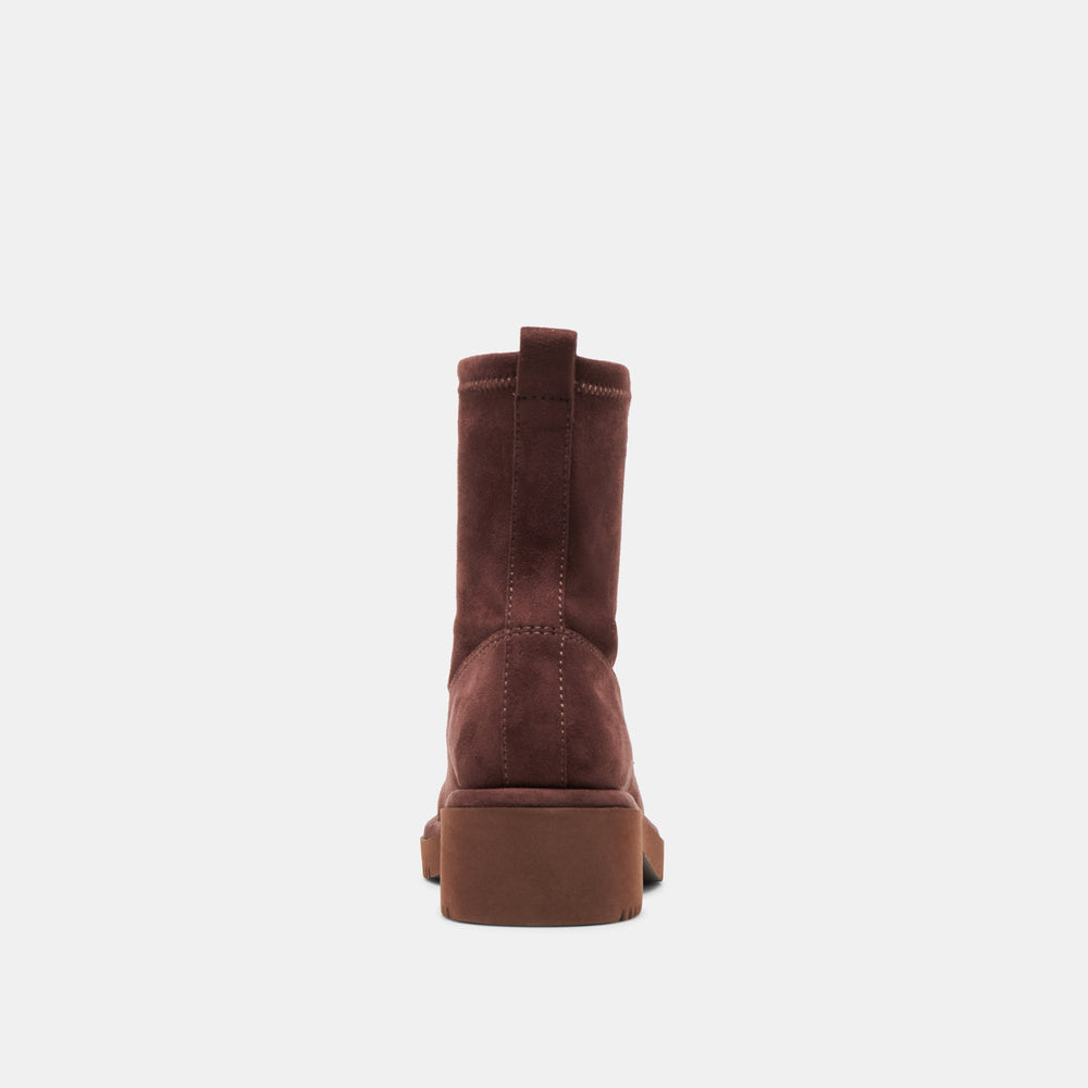 Shante Mahogany Stella Suede Boots / Dolce Vita