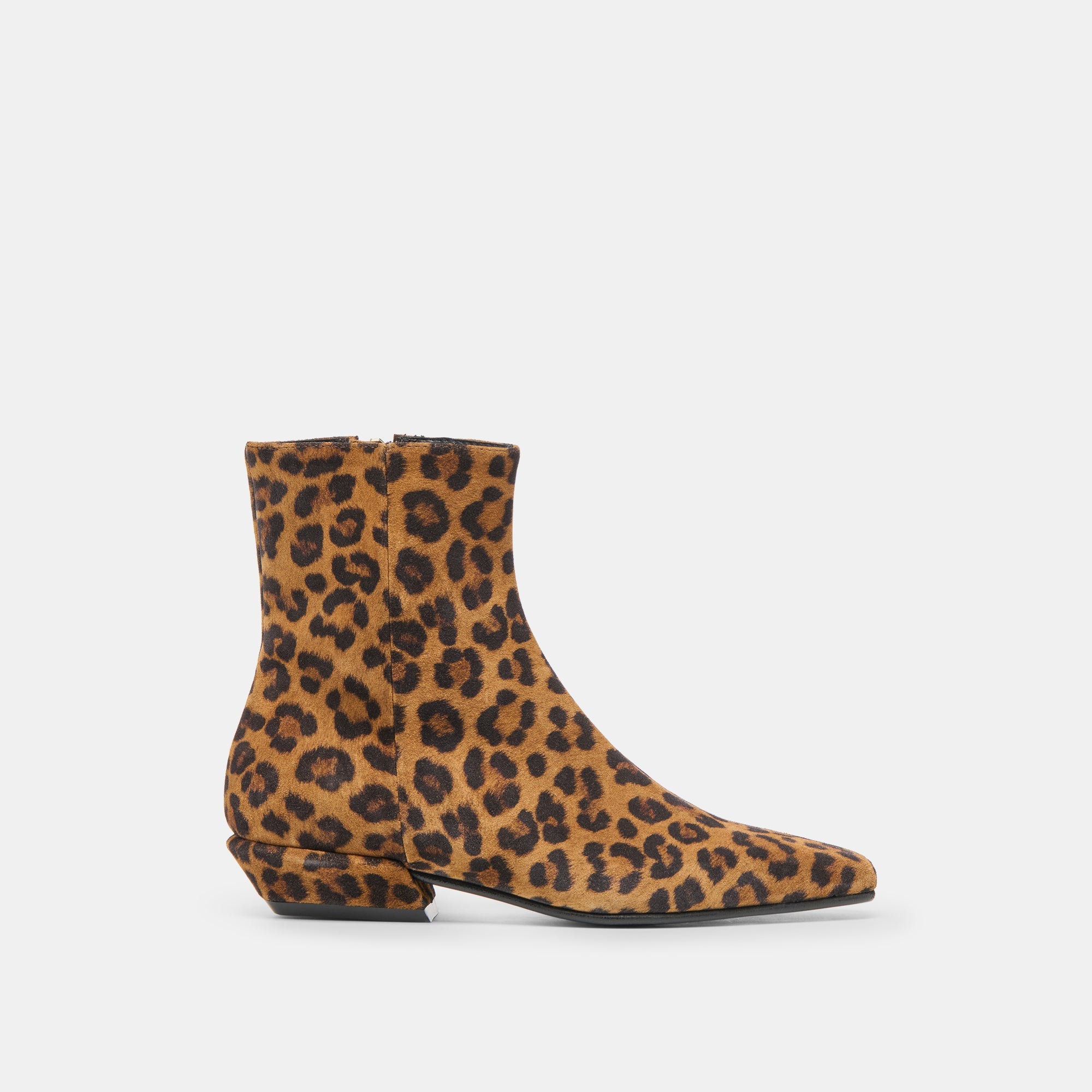 Joanie Leopard Printed Suede Booties / Dolce Vita