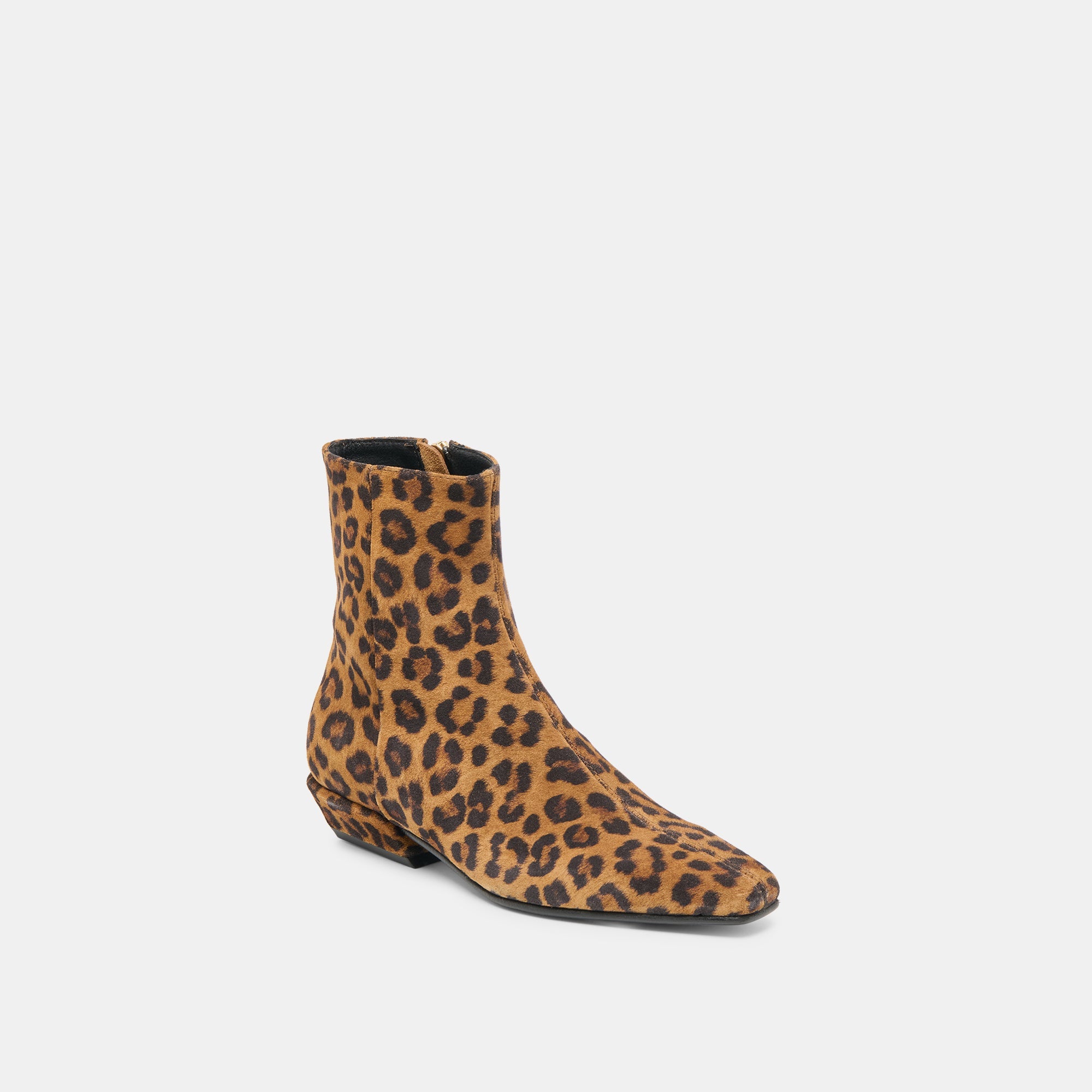 Joanie Leopard Printed Suede Booties / Dolce Vita