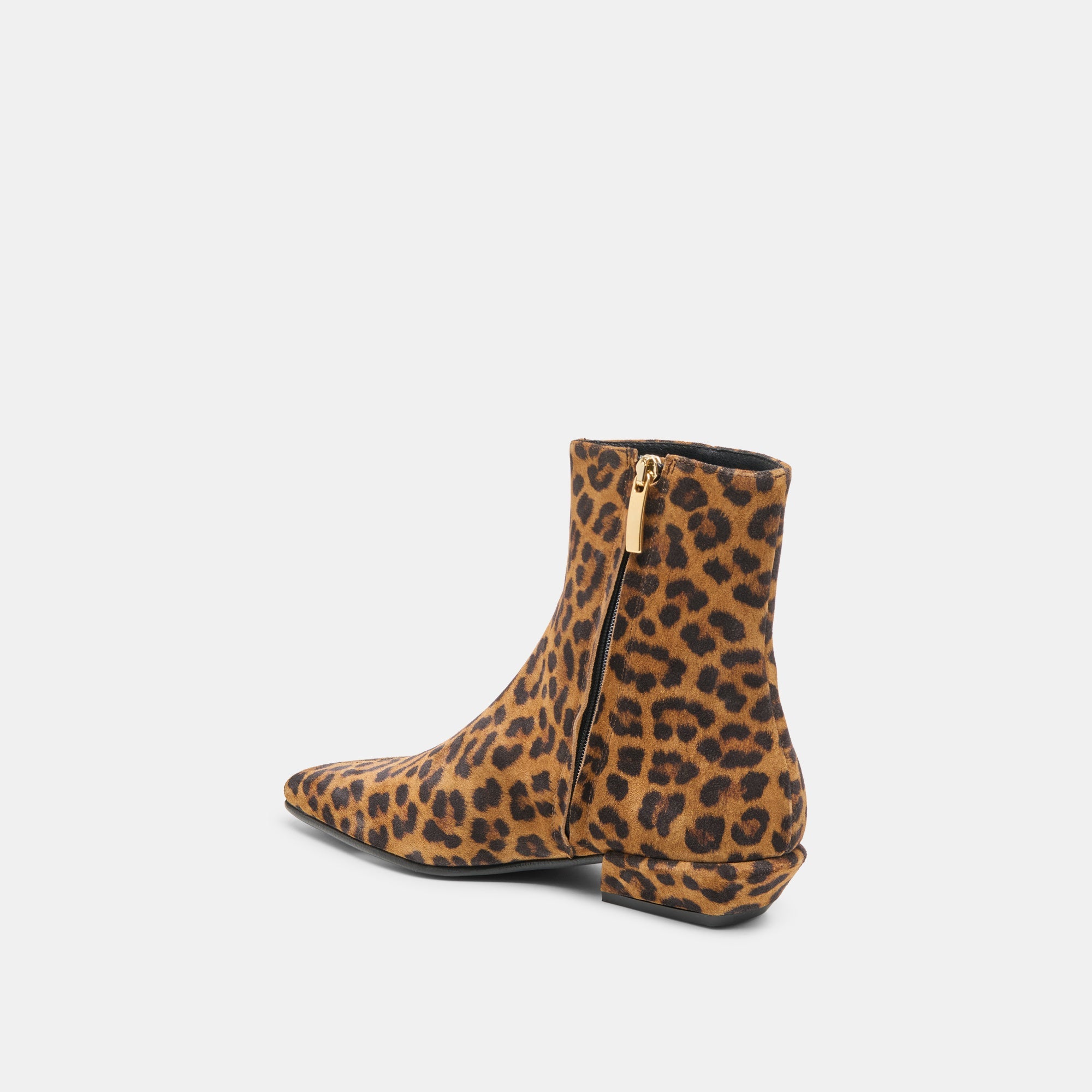 Joanie Leopard Printed Suede Booties / Dolce Vita