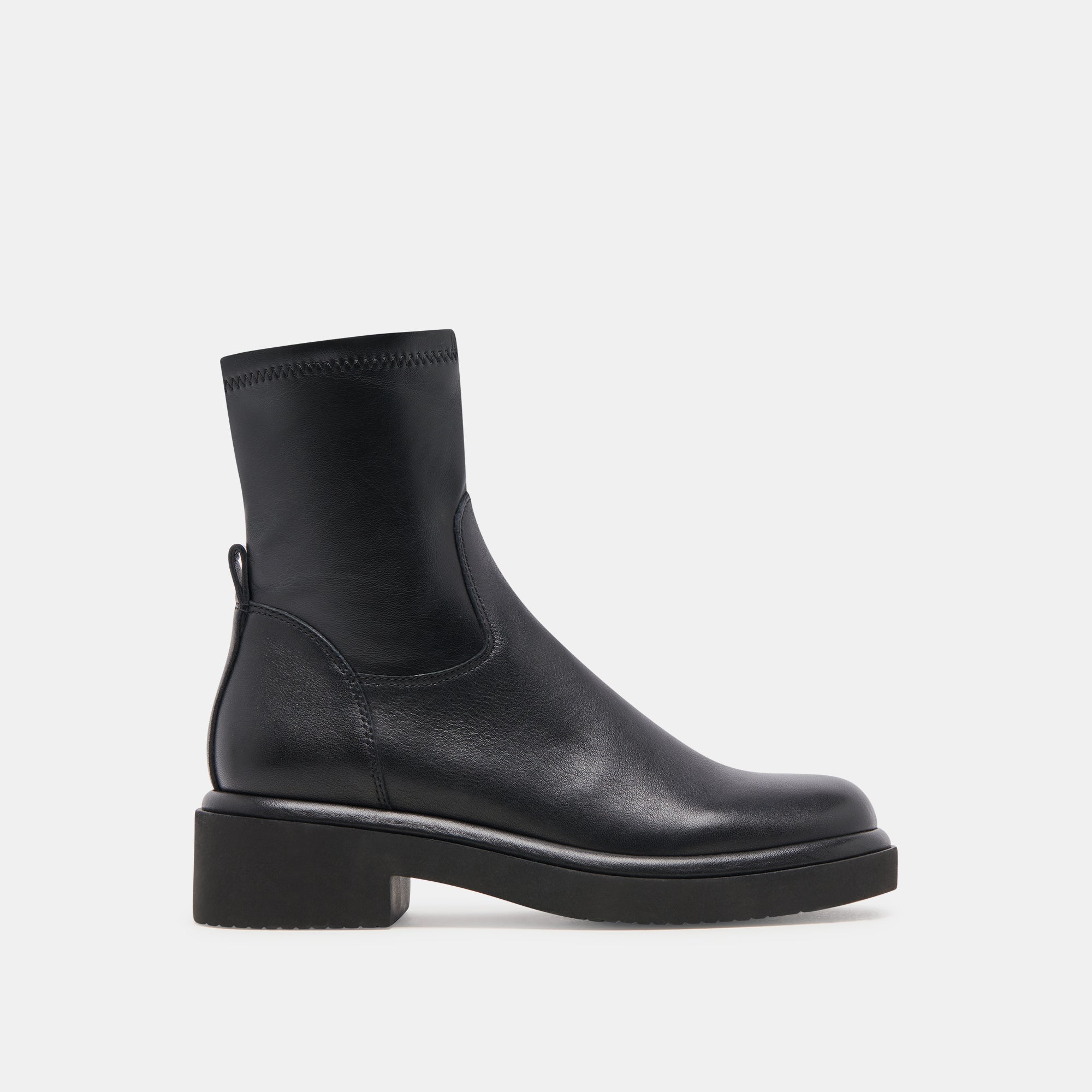 Simaya H2O Wide Black Leather Boots / Dolce Vita