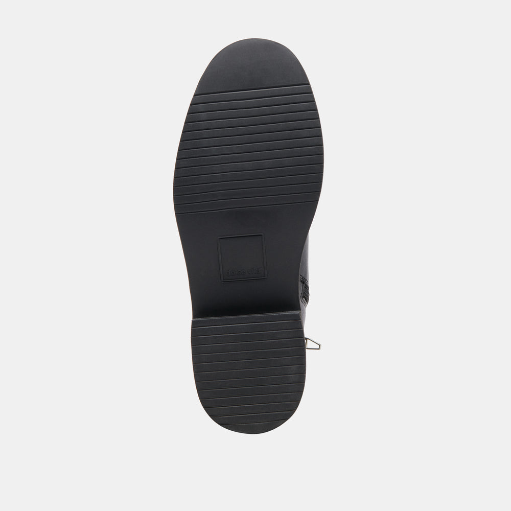 Simaya H2O Wide Black Leather Boots / Dolce Vita