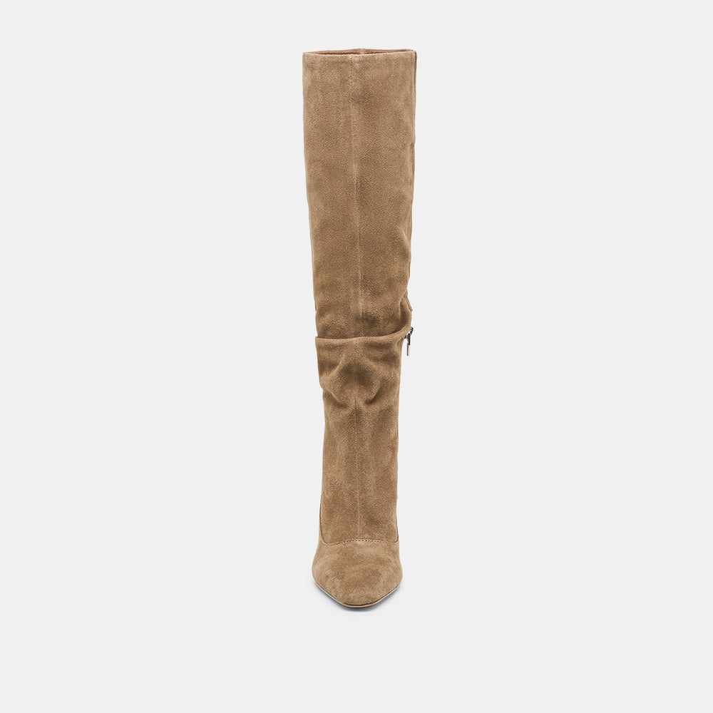 Lousa Olive Suede Boots / Dolce Vita