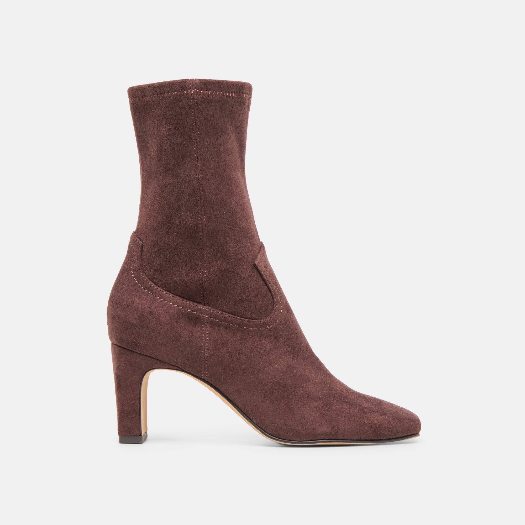 Roan Mahogany Stella Suede Boots / Dolce Vita