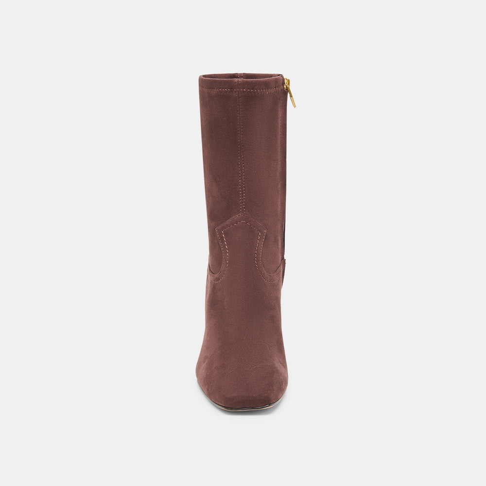 Roan Mahogany Stella Suede Boots / Dolce Vita