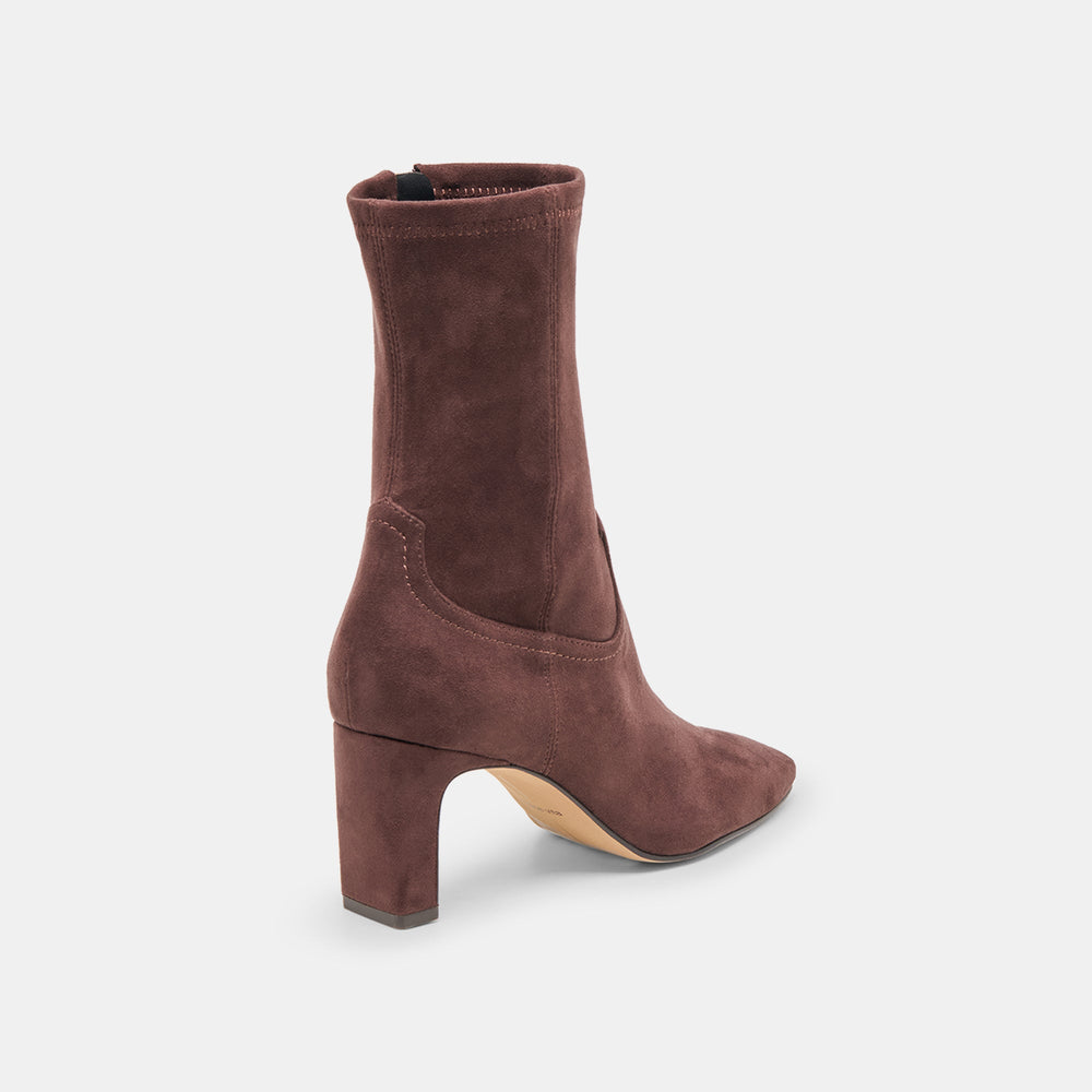 Roan Mahogany Stella Suede Boots / Dolce Vita