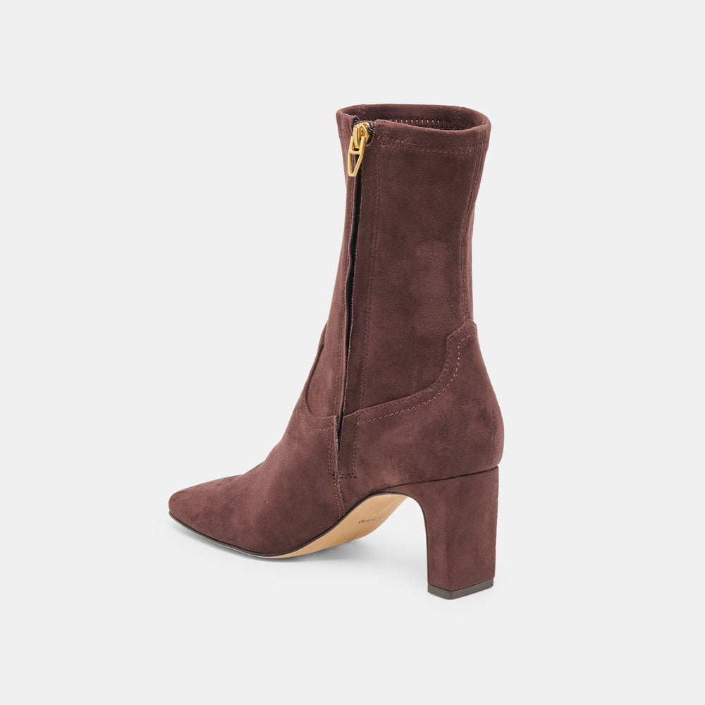 Roan Mahogany Stella Suede Boots / Dolce Vita