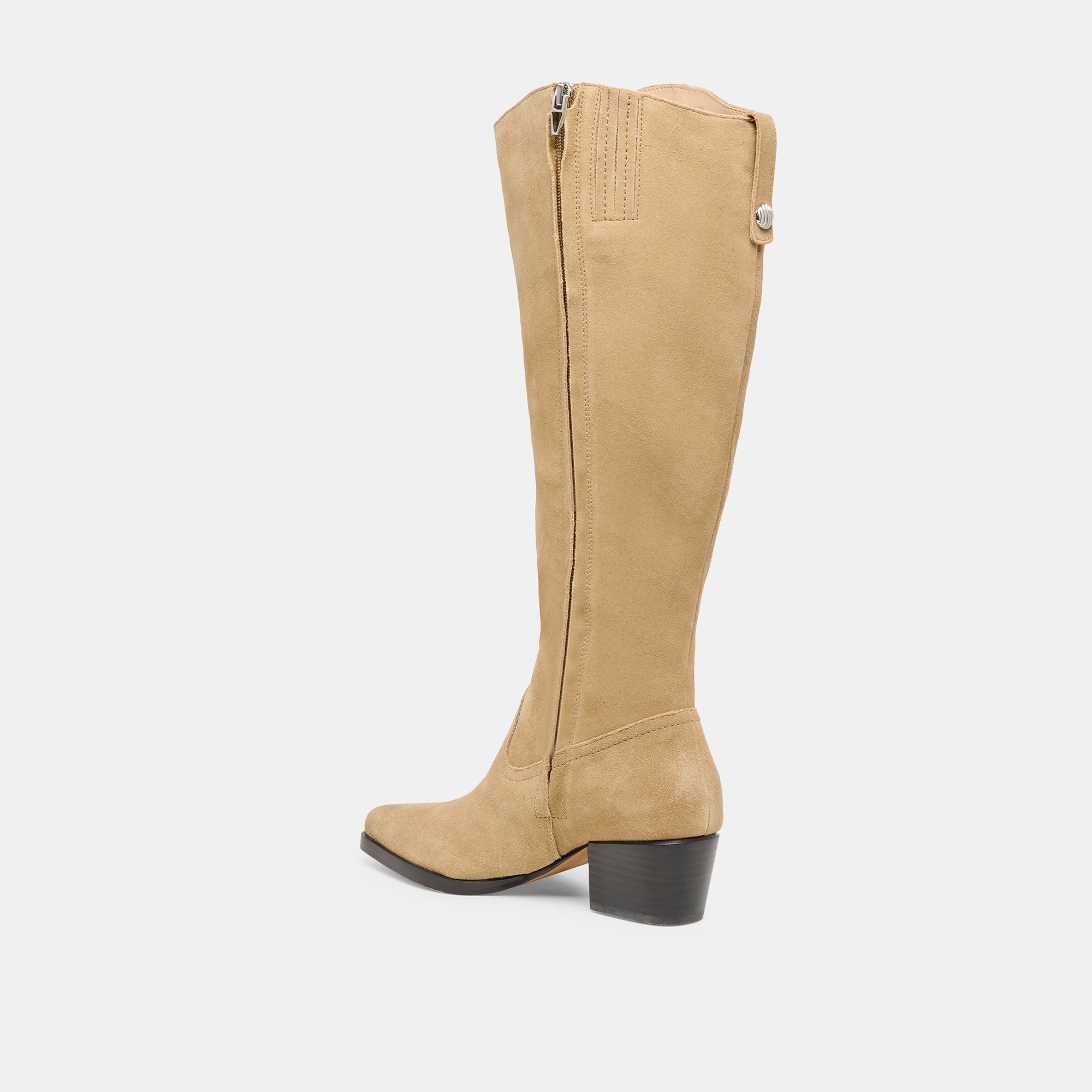 Virona H2O Waterproof Dk Taupe Suede Wide Calf Boots / Dolce Vita
