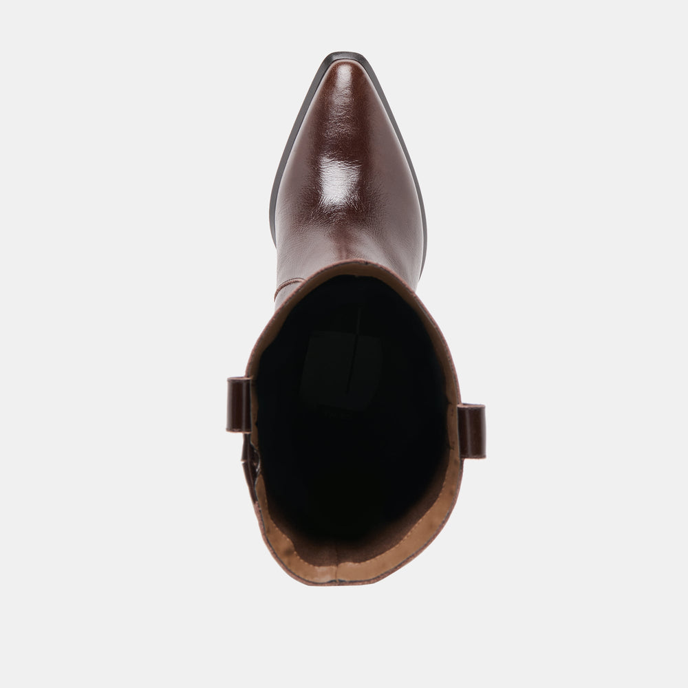 Vern Chocolate Leather Boots / Dolce Vita
