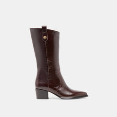 Vern Chocolate Leather Boots / Dolce Vita