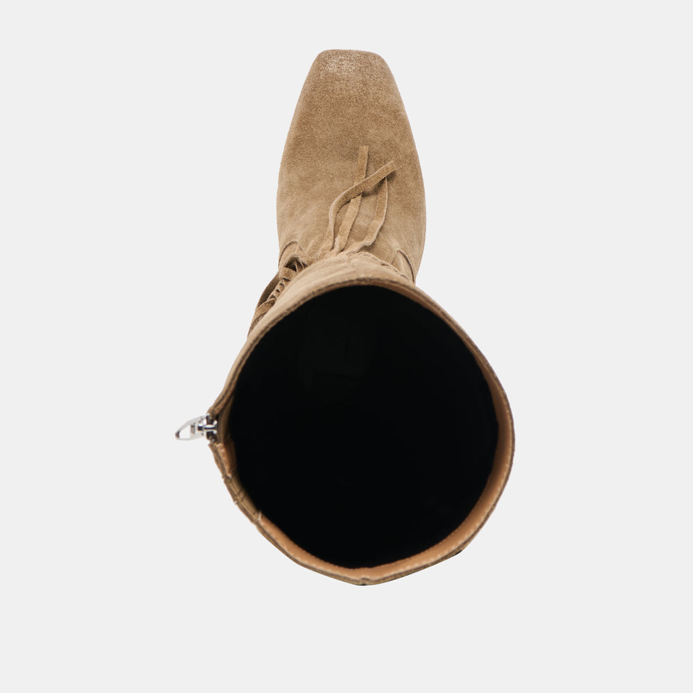 Giano Olive Suede Boots / Dolce Vita
