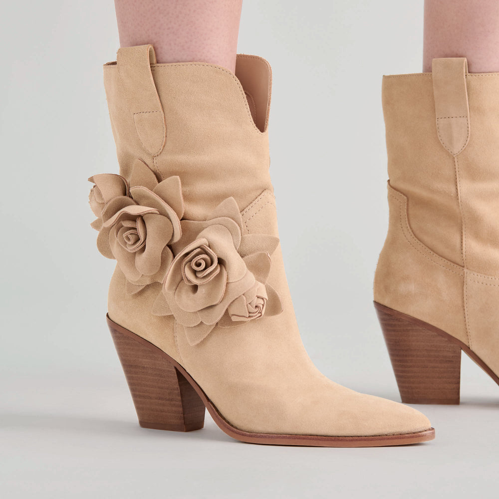 Jakel Camel Suede Boots / Dolce Vita