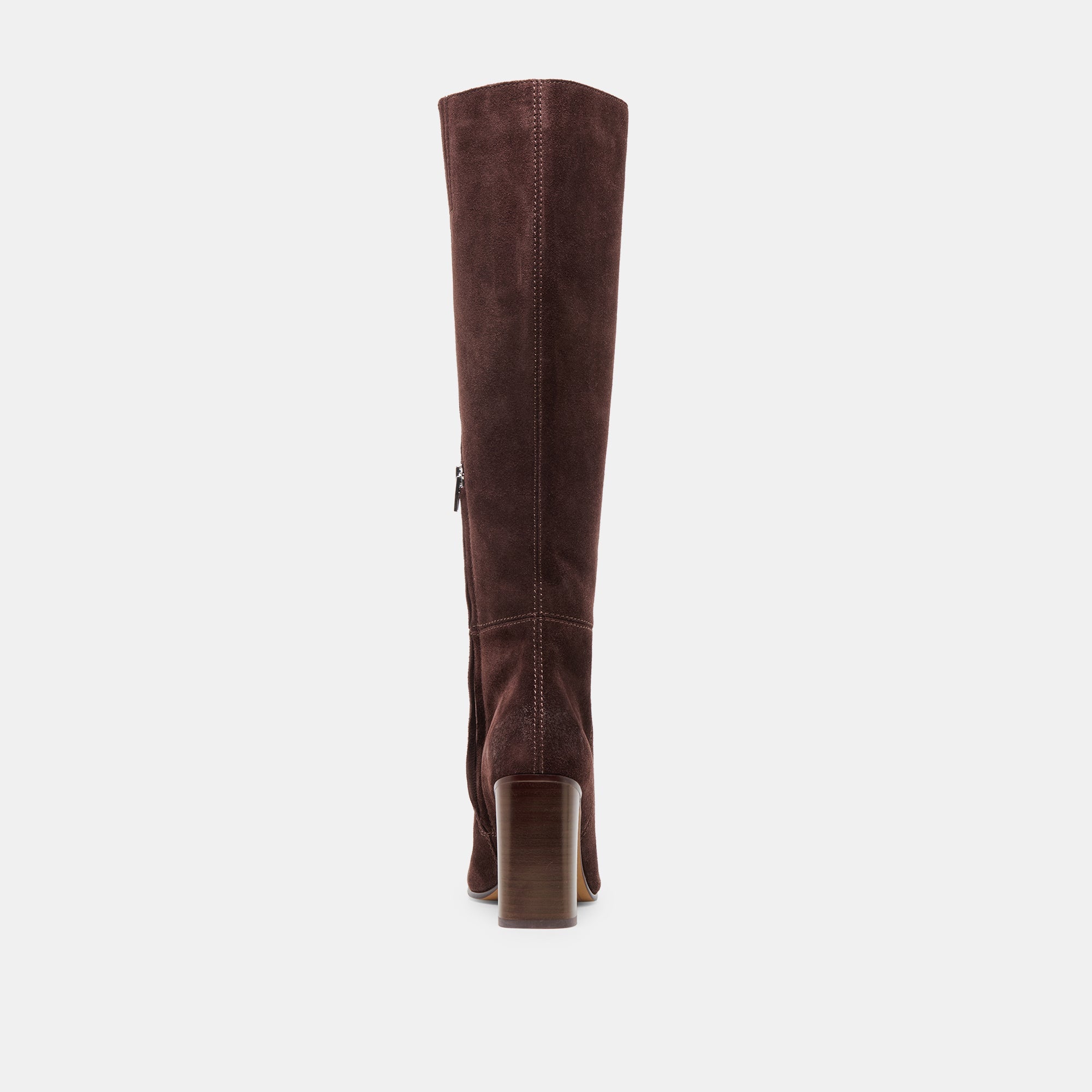 Hudsin Wide Calf Mahogany Suede Boots / Dolce Vita