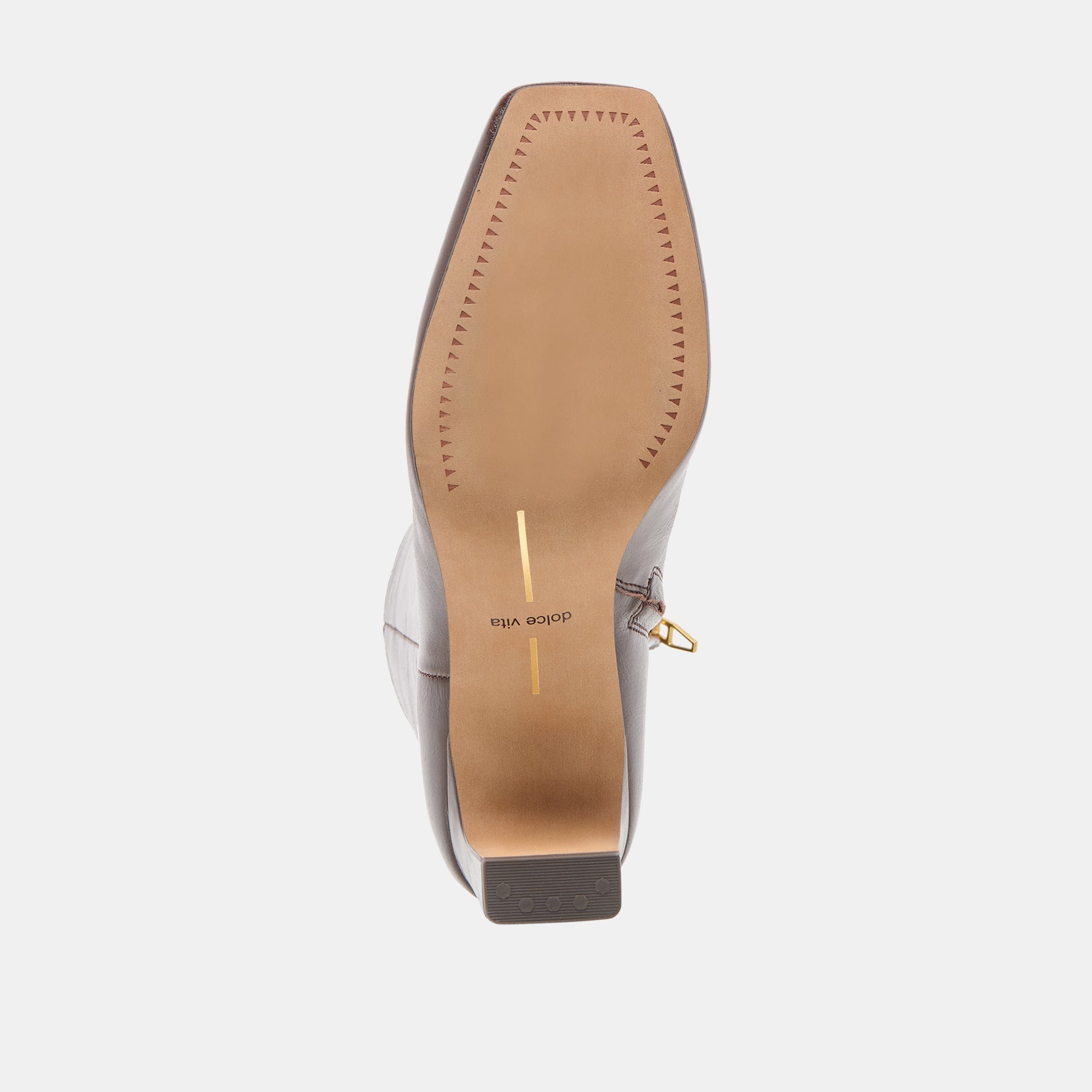 Riggs Wide Calf Chocolate Leather Boots / Dolce Vita