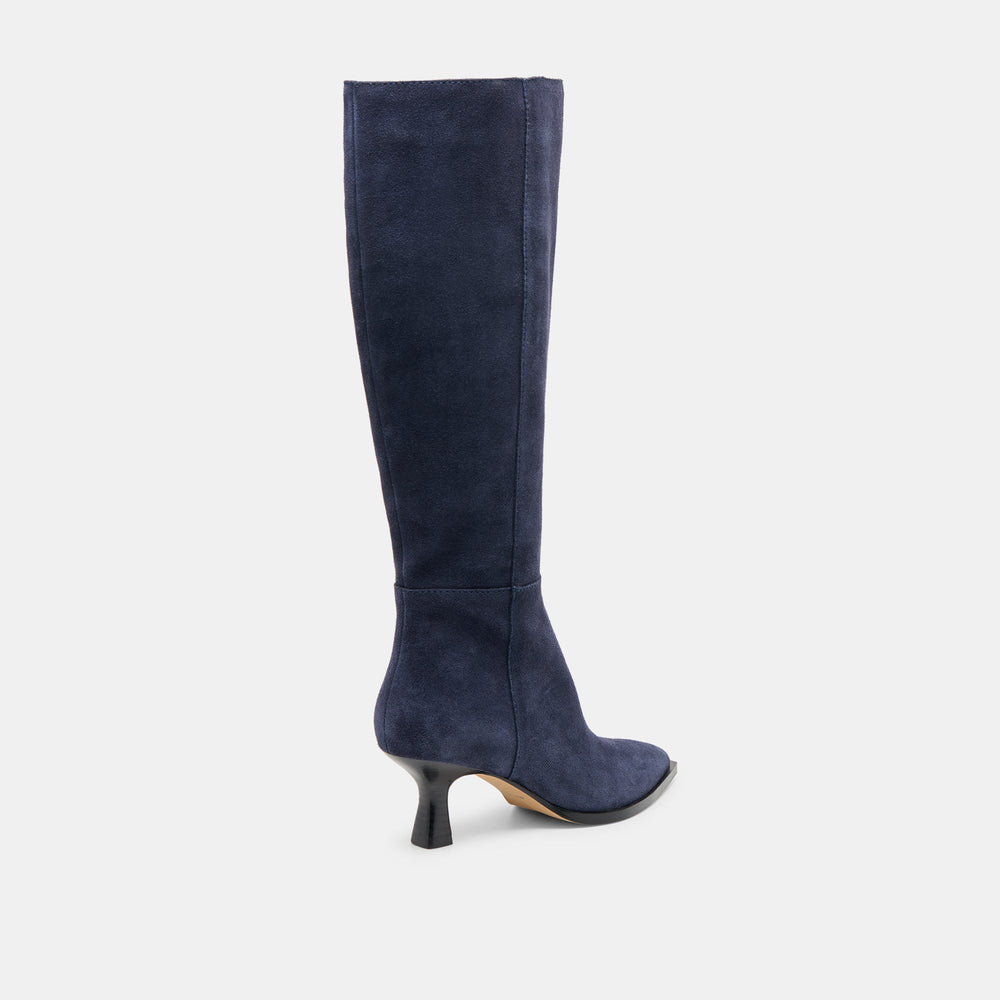 Auggie Navy Suede Boots / Dolce Vita