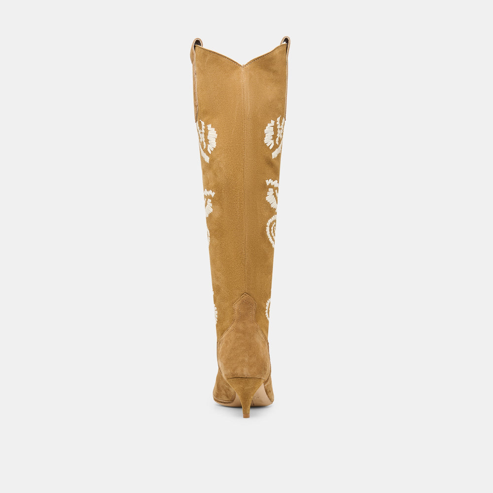 Wilde Chestnut Suede Boots / Dolce Vita