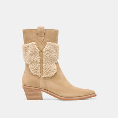 Salil Plush Dk Taupe Suede Boots / Dolce Vita