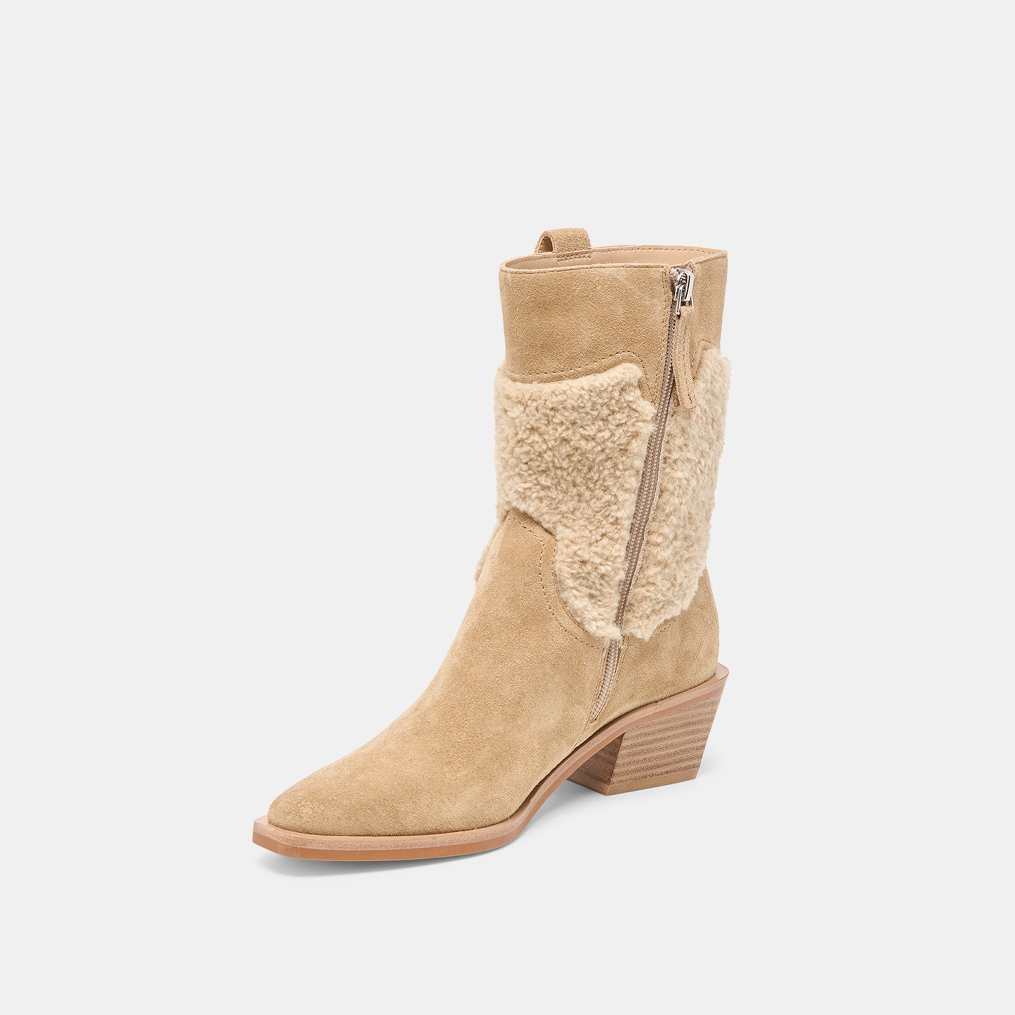 Salil Plush Dk Taupe Suede Boots / Dolce Vita