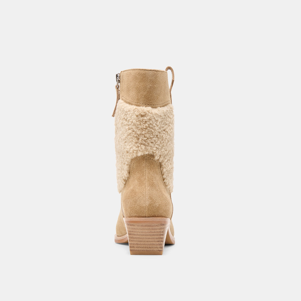 Salil Plush Dk Taupe Suede Boots / Dolce Vita