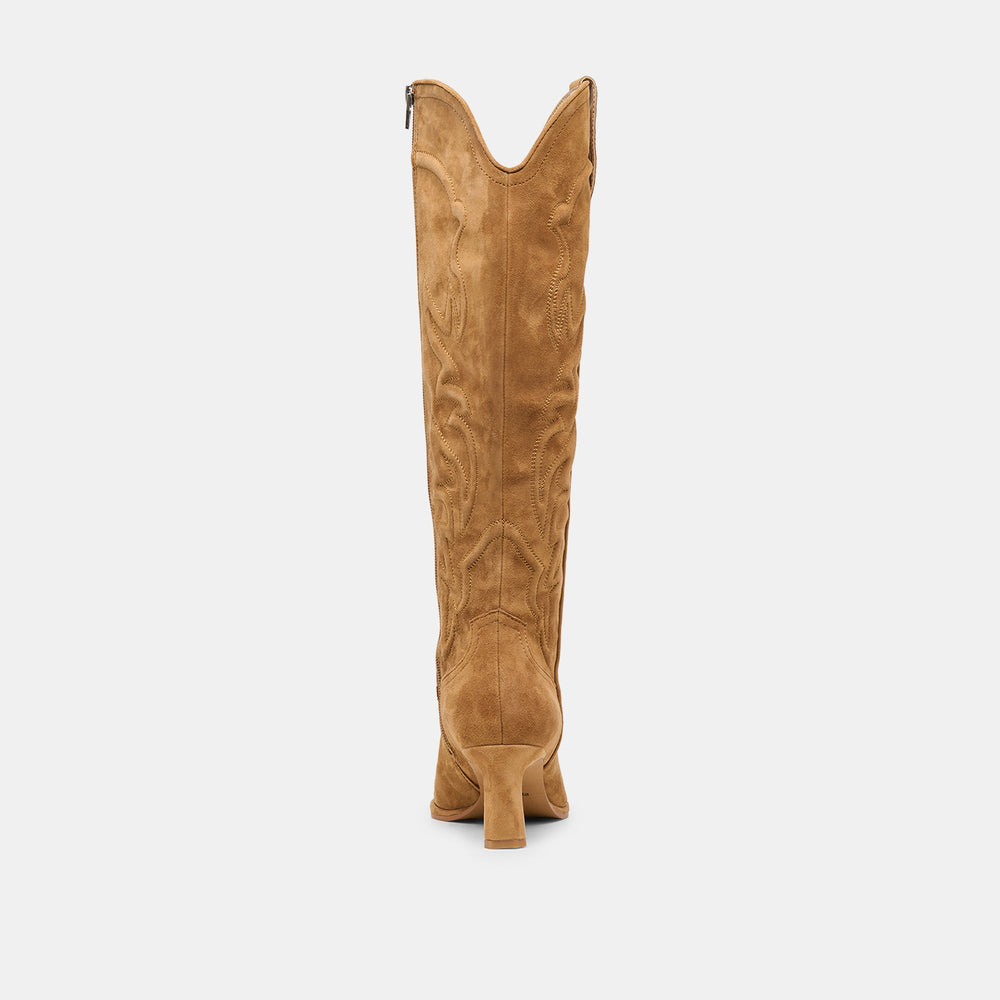 Alisa Lt Brown Suede Boots / Dolce Vita