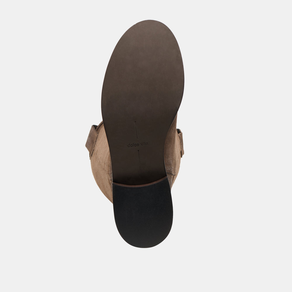 Ramzy Chocolate Suede Boots / Dolce Vita