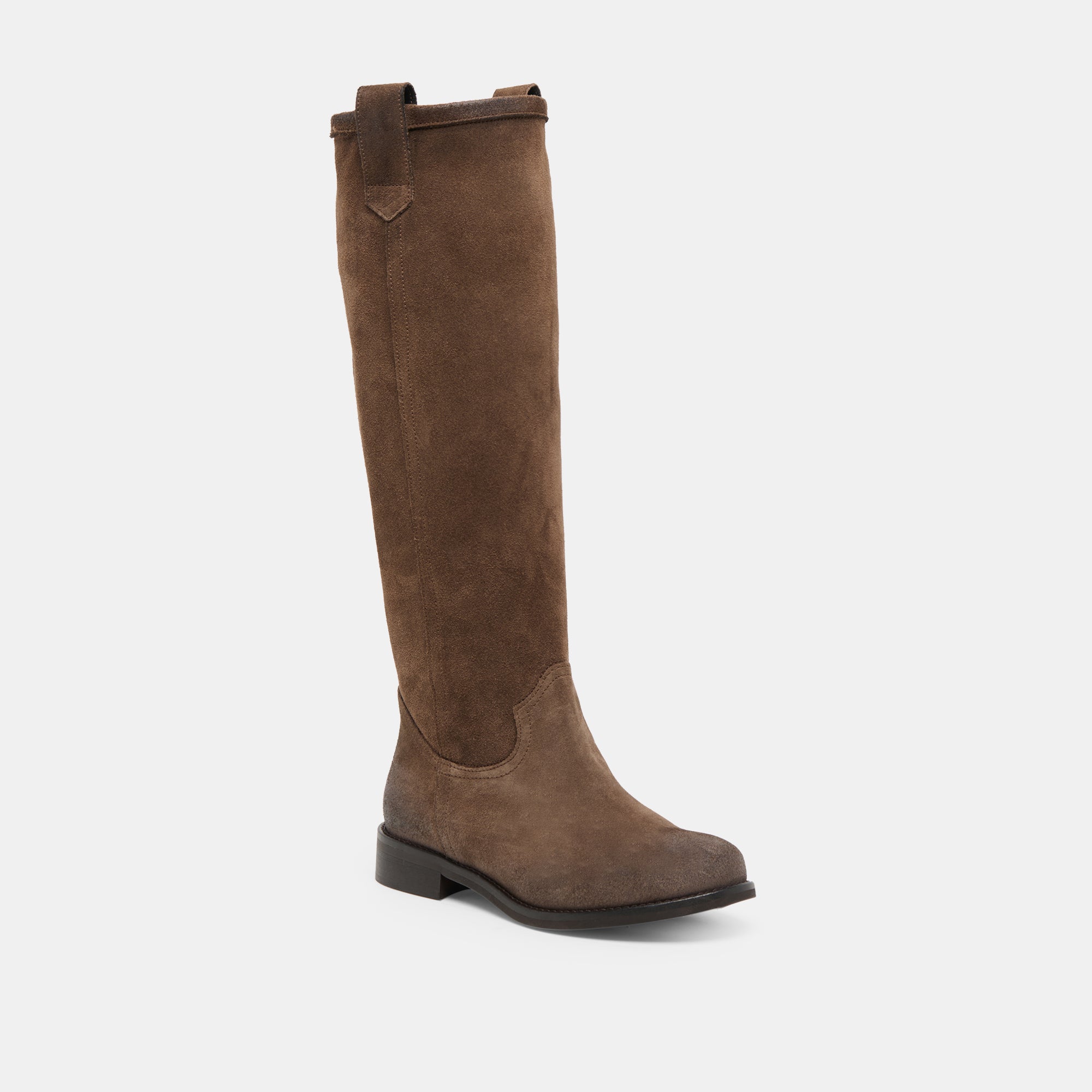 Ramzy Chocolate Suede Boots / Dolce Vita