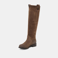 Ramzy Chocolate Suede Boots / Dolce Vita
