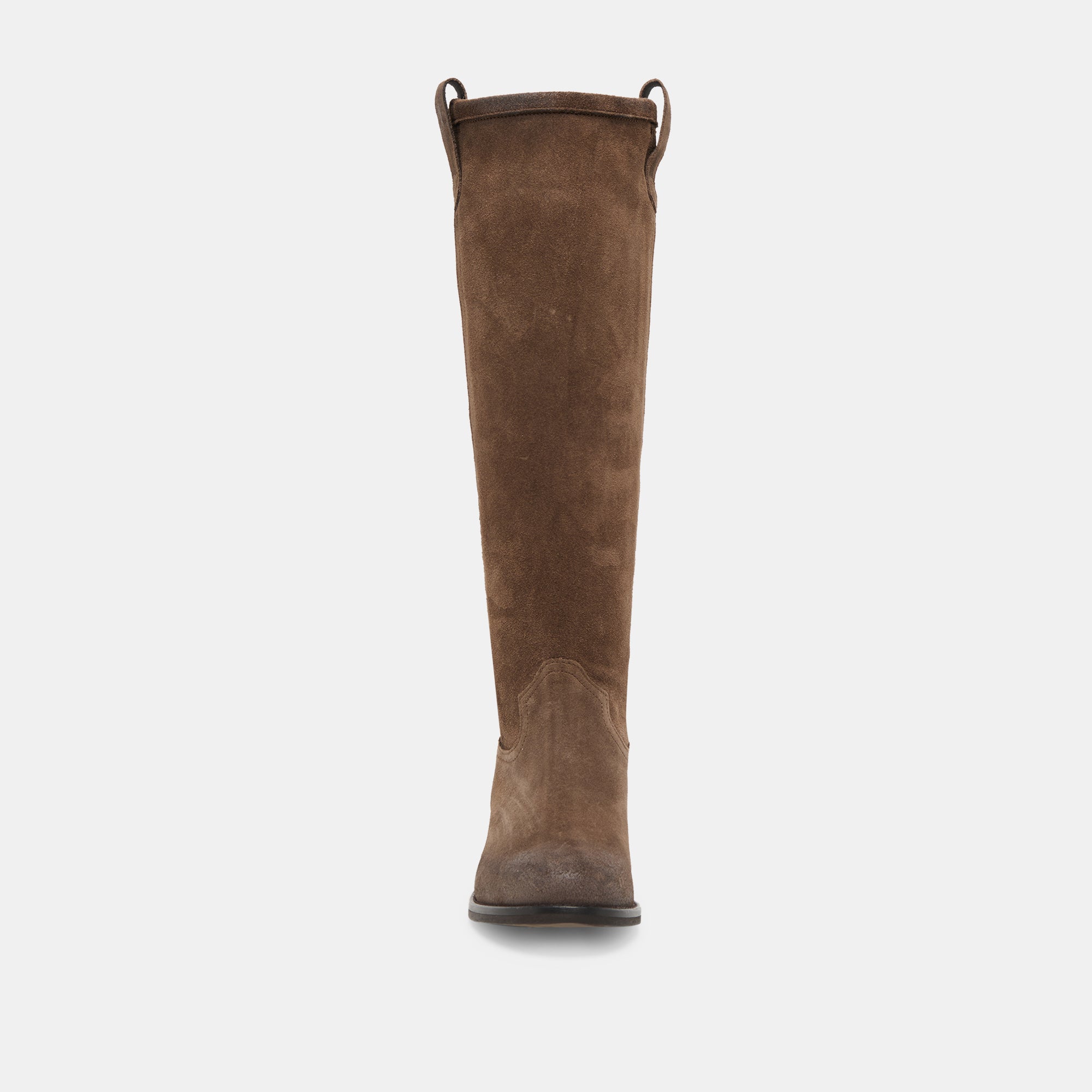 Ramzy Chocolate Suede Boots / Dolce Vita