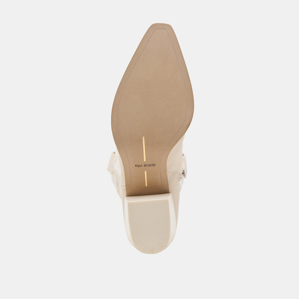 Vorah Pearl Creme Sequin Boots / Dolce Vita