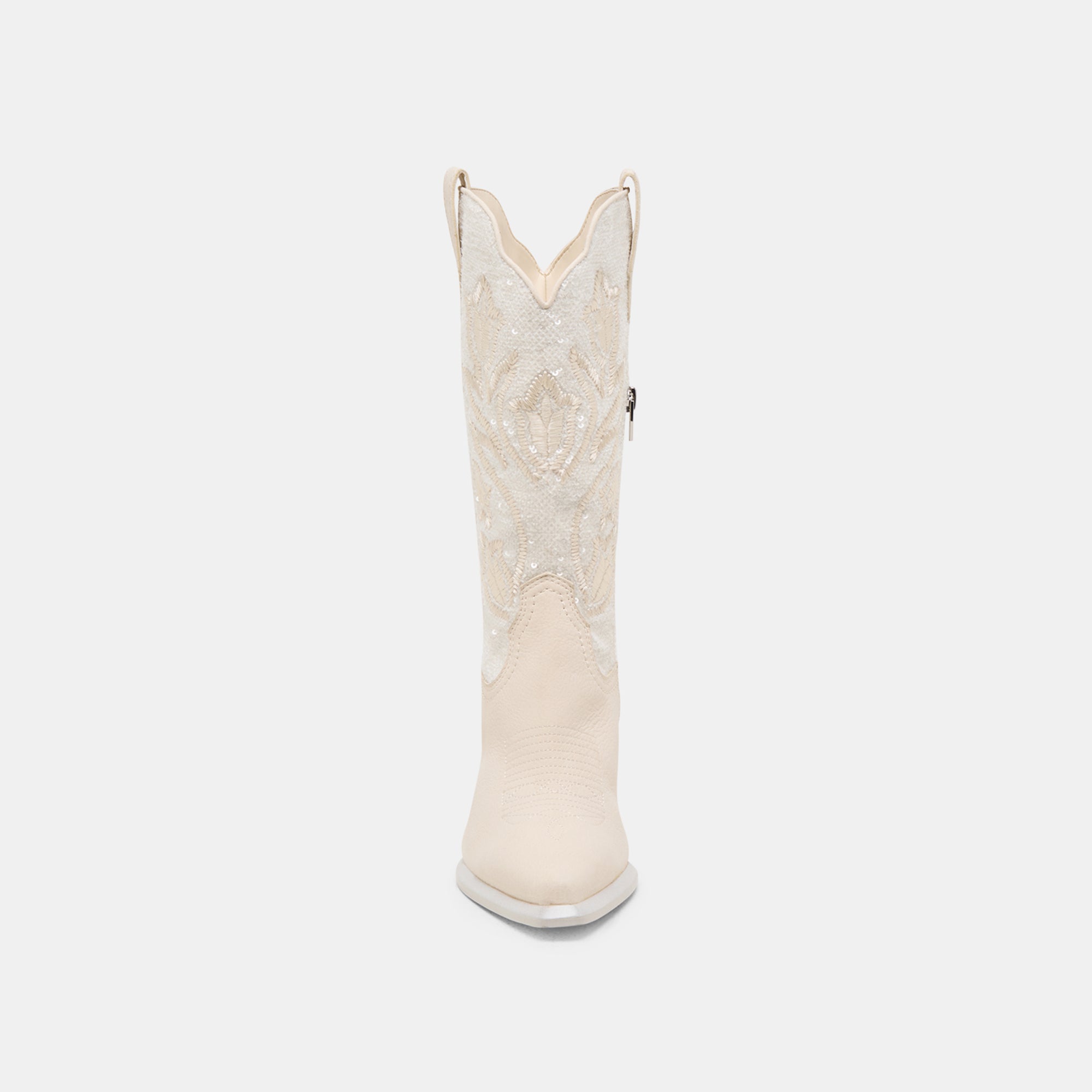 Vorah Pearl Creme Sequin Boots / Dolce Vita