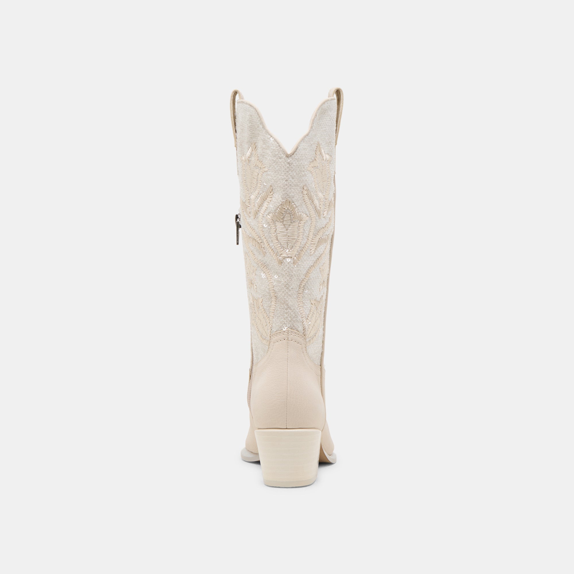 Vorah Pearl Creme Sequin Boots / Dolce Vita