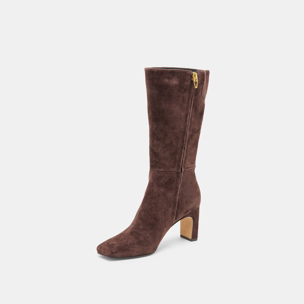 Riggs Mahogany Suede Boots / Dolce Vita