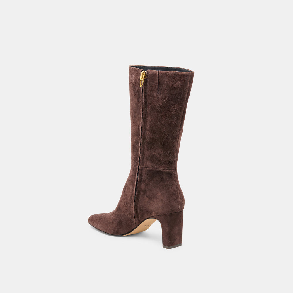 Riggs Mahogany Suede Boots / Dolce Vita